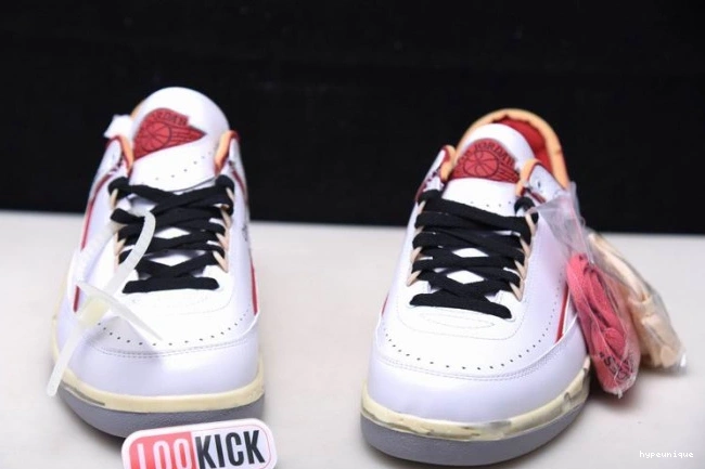 HYPE Red DJ4375-106 White 2 SP Retro Jordan Off-White Low 0728